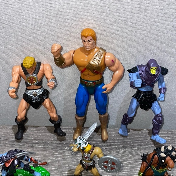 VINTAGE HE MAN & MASTERS OF THE UNIVERSE Mixed Action Figure Toy Lot Of 6ea - Picture 2 of 4
